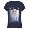 Junior_s Frozen 2 Elsa True To Myself Poster T-Shirt