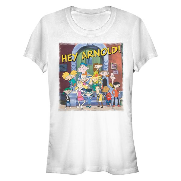 Junior_s Hey Arnold! Characters on the Stoop T-Shirt