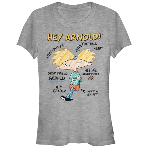 Junior_s Hey Arnold! Football Head Qualities T-Shirt