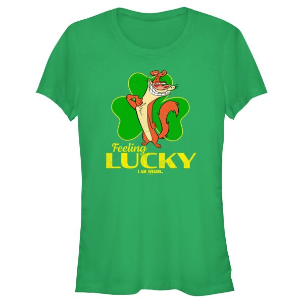 Junior_s I Am Weasel Feeling Lucky T-Shirt