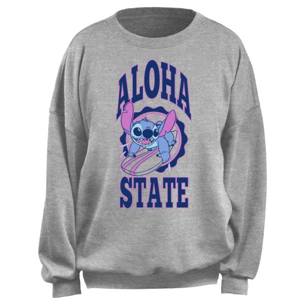 Junior_s Lilo & Stitch Aloha State Stitch Surf Sweatshirt