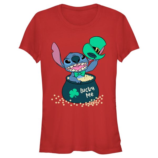 Junior_s Lilo & Stitch Lucky Me Leprechaun Stitch T-Shirt