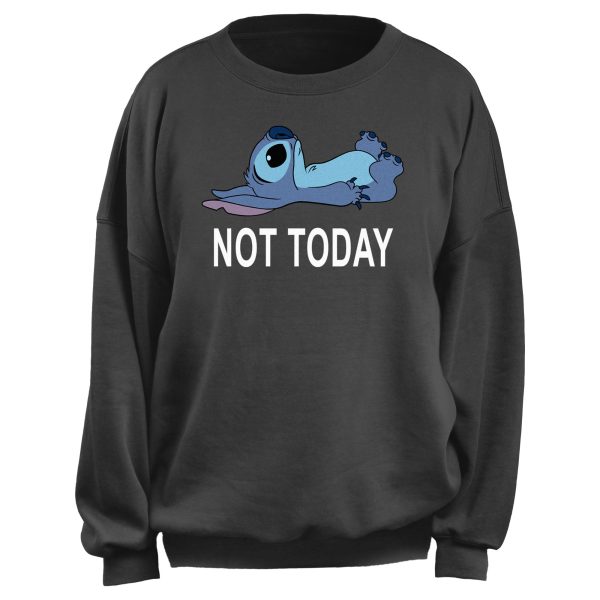 Junior_s Lilo & Stitch Not Today Lay Down Sweatshirt