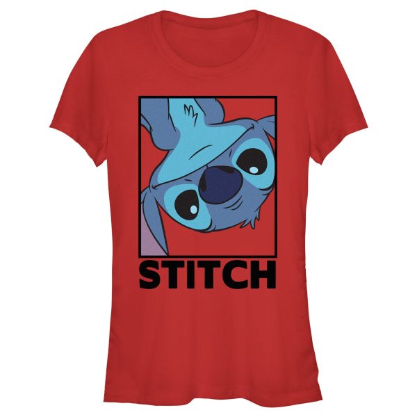 Junior_s Lilo & Stitch Peekaboo Stitch Portrait T-Shirt