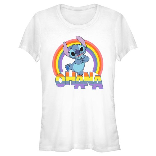 Junior_s Lilo & Stitch Rainbow Ohana T-Shirt