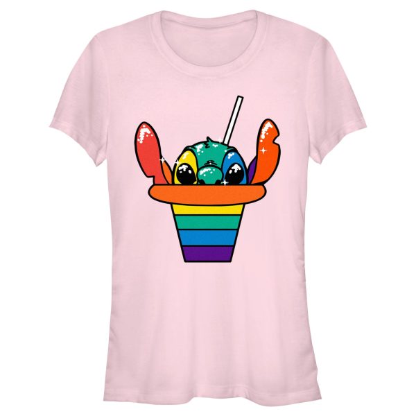 Junior_s Lilo & Stitch Rainbow Shave Ice Stitch T-Shirt