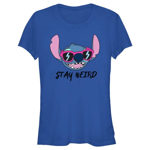 Junior_s Lilo & Stitch Stay Weird Sunglasses Stitch T-Shirt