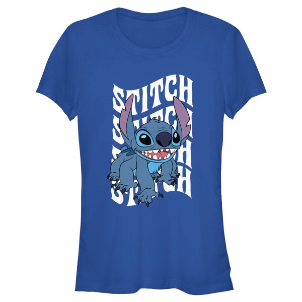 Junior_s Lilo & Stitch Wavy Alien T-Shirt