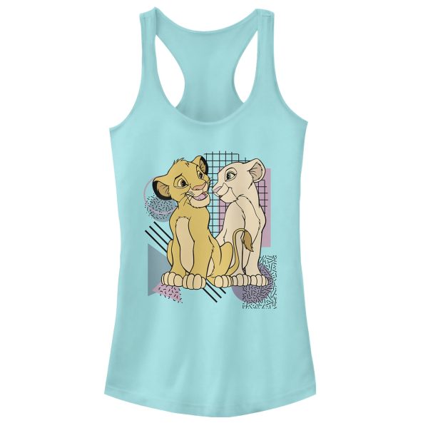 Junior_s Lion King Bold Retro Cub Love Racerback Tank Top