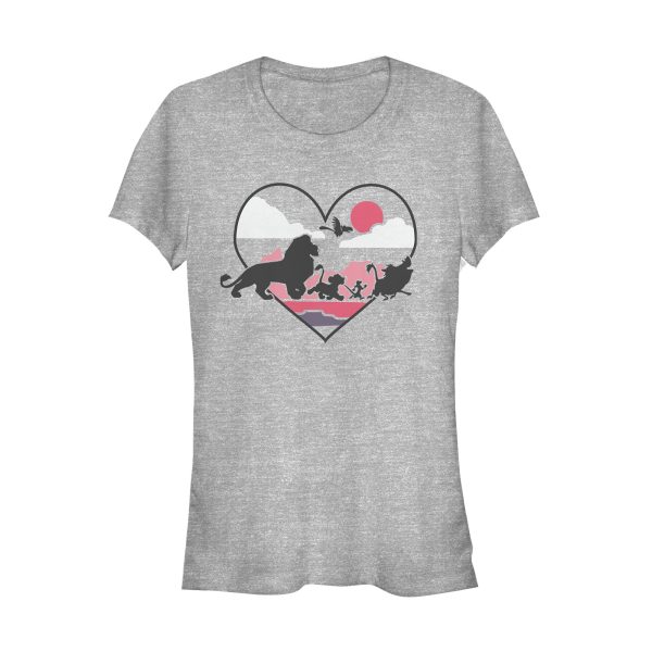 Junior_s Lion King Heart Silhouettes T-Shirt