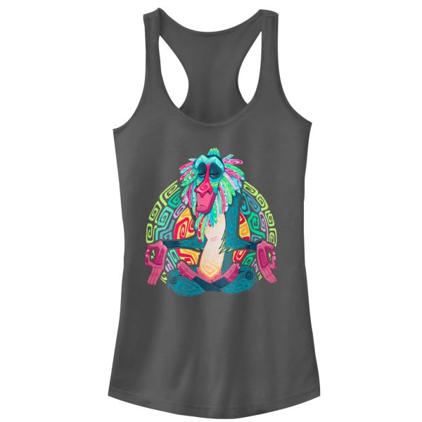 Junior_s Lion King Rafiki Geometric Rainbow Racerback Tank Top