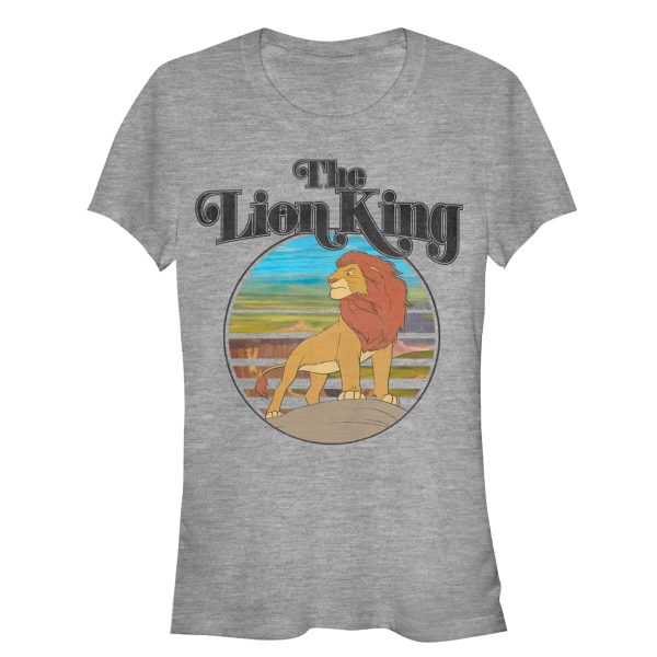 Junior_s Lion King Retro Logo Scene T-Shirt