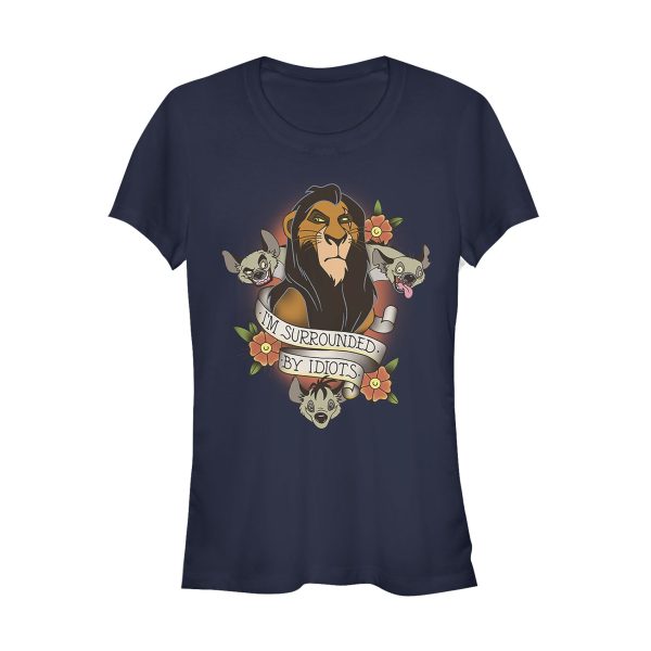 Junior_s Lion King Scar Surrounded By Idiots Tattoo T-Shirt