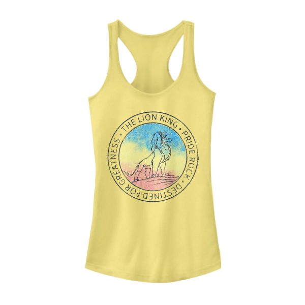 Junior_s Lion King Simba Destiny Rainbow Racerback Tank Top