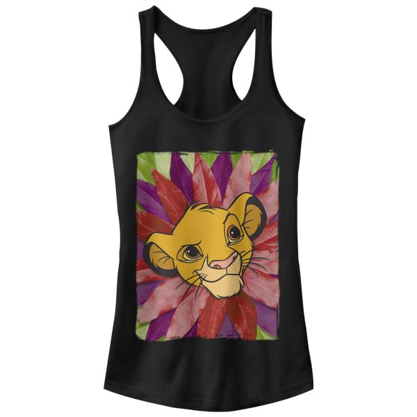 Junior_s Lion King Simba Leaf Mane Racerback Tank Top