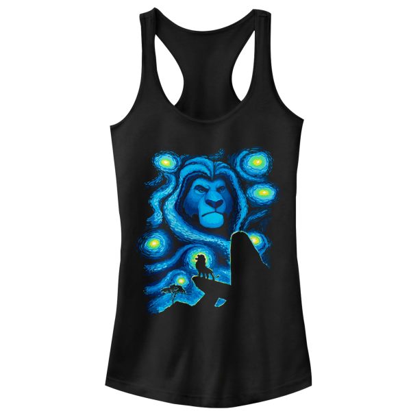 Junior_s Lion King Starry Night Pride Rock Racerback Tank Top