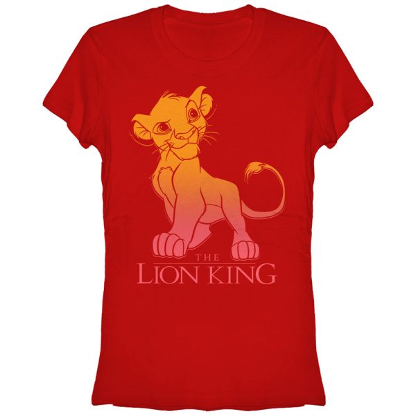 Junior_s Lion King Young Simba Logo T-Shirt