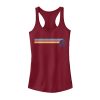 Junior_s Marvel Avengers Rainbow Streak Logo Racerback Tank Top