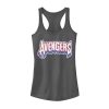 Junior_s Marvel Avengers Text Racerback Tank Top