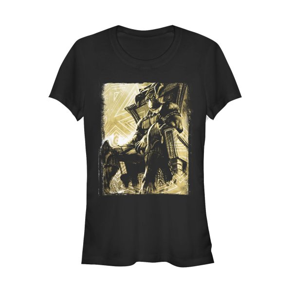 Junior_s Marvel Black Panther Throne T-Shirt