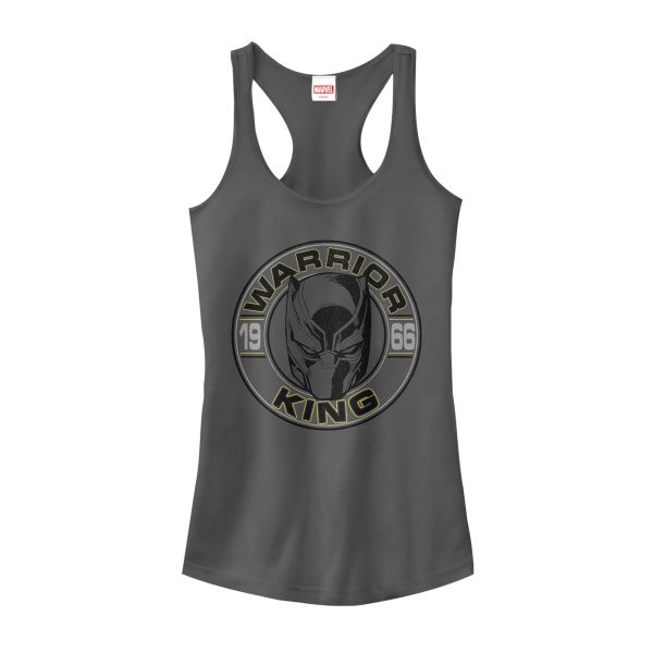 Junior_s Marvel Black Panther Warrior Prince 1966 Racerback Tank Top