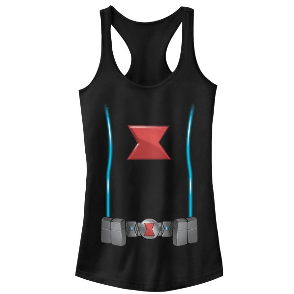 Junior_s Marvel Black Widow Costume Racerback Tank Top