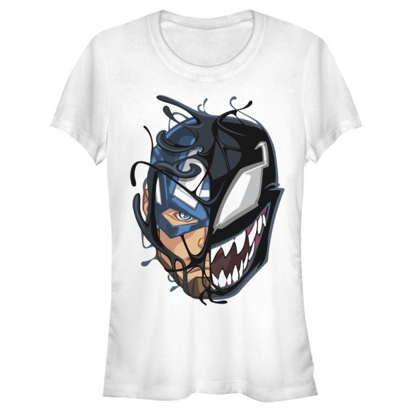 Junior_s Marvel Captain America Venom Mask Symbol T-Shirt