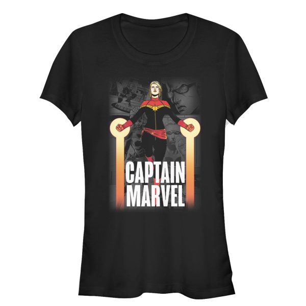 Junior_s Marvel Captain Marvel In Flight T-Shirt