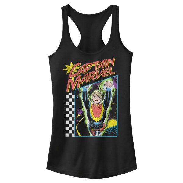 Junior_s Marvel Captain Retro Racer Racerback Tank Top