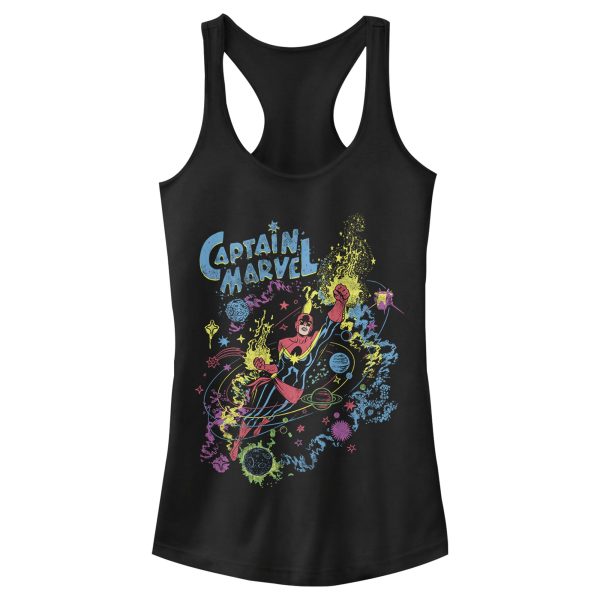 Junior_s Marvel Captain Retro Space Traveler Racerback Tank Top