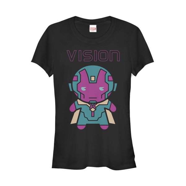 Junior_s Marvel Cartoon Kawaii Vision T-Shirt