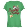 Junior’s Marvel Christmas Rocket & Groot Mom Greetings T-Shirt