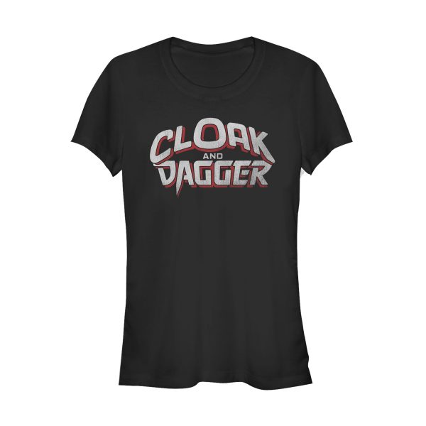 Junior’s Marvel Cloak and Dagger Logo T-Shirt