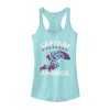 Junior’s Marvel Fourth of July Retro Captain America Racerback Tank Top