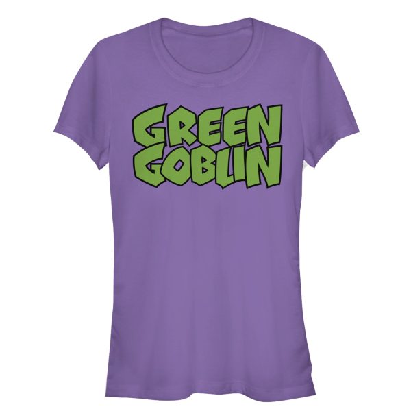 Junior’s Marvel Goblin Logo T-Shirt