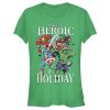 Junior’s Marvel Heroic Holiday Avengers T-Shirt