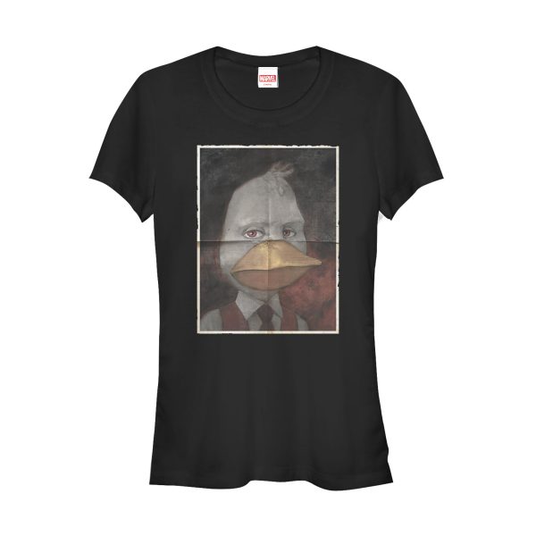 Junior’s Marvel Howard the Duck Folded Portrait T-Shirt