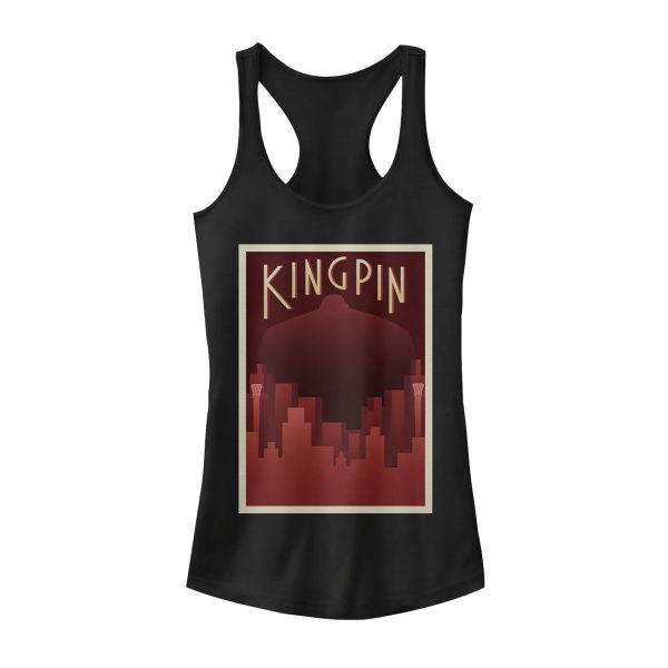 Junior’s Marvel Kingpin Wilson Fisk Racerback Tank Top