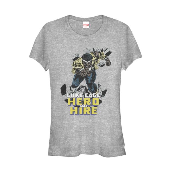 Junior’s Marvel Luke Cage Hero For Hire T-Shirt