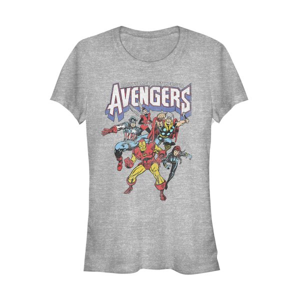 Junior’s Marvel Mightiest Heroes Avengers T-Shirt