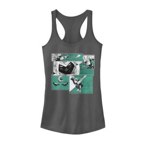 Junior’s Marvel Moon Knight Panels Racerback Tank Top