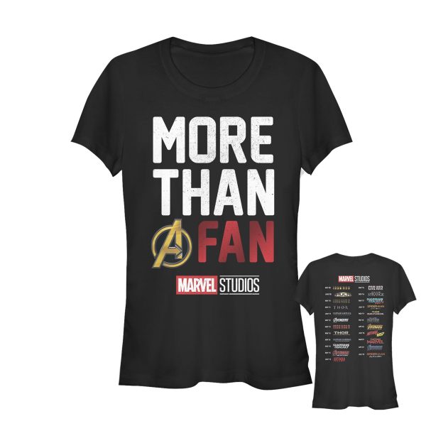 Junior’s Marvel More Than a Fan T-Shirt