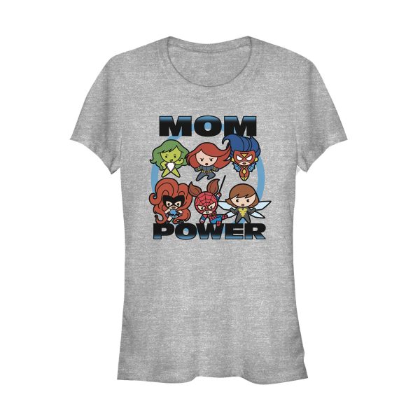 Junior’s Marvel Mother’s Day Kawaii Power T-Shirt