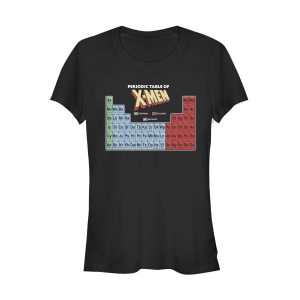 Junior’s Marvel Periodic Table of X-Men T-Shirt