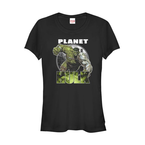 Junior’s Marvel Planet Hulk T-Shirt