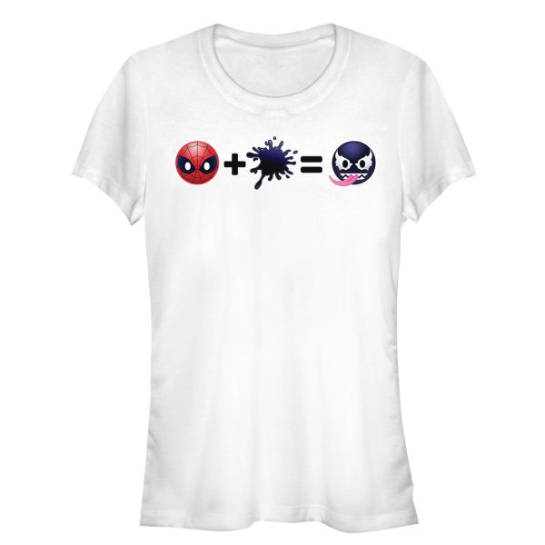 Junior’s Marvel Spider-Man Venom Emoji Math T-Shirt