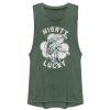 Junior’s Marvel St. Patrick’s Day Thor Mighty Lucky Clover Festival Muscle Tee