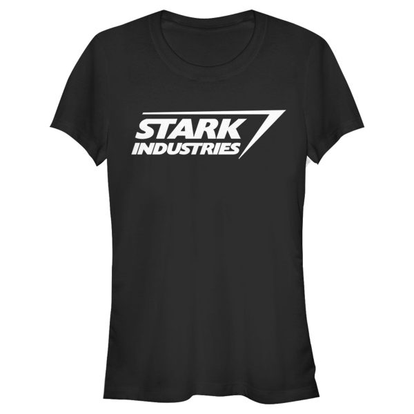 Junior’s Marvel Stark Industries Iron Man Logo T-Shirt