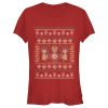 Junior’s Marvel Ugly Christmas Iron Man T-Shirt_5469