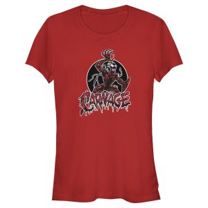 Junior’s Marvel Venom Carnage Circle T-Shirt